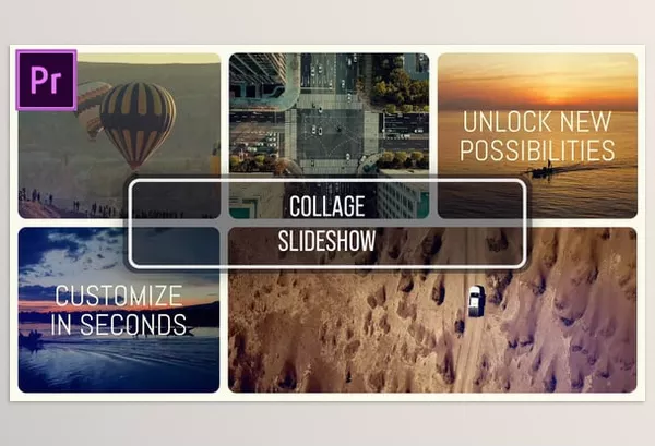 Videohive – Collage Slideshow Split Screen Opener MOGRT Download 57842127