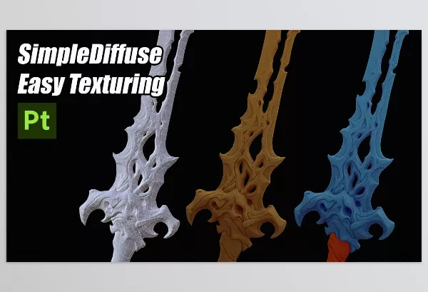 Gumroad – SimpleDiffuse Easy Texturing Download v2.0