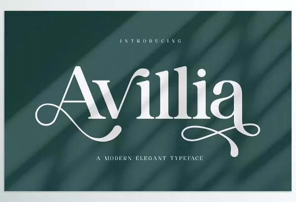 Creative Market – Avillia Elegant Serif Font Download 291426149