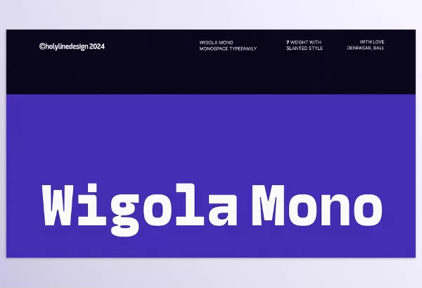 Creative Market – Wigola Mono Monospace Family Download 290967319