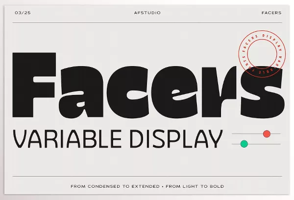 Creative Market – Facers Font Family Download 291444015
