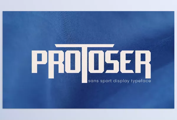 Creative Market – Protoser Sports Font Download 291441037
