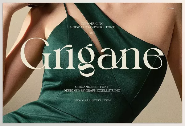 Creative Market – Grigane Elegant Serif Font Download 291443379