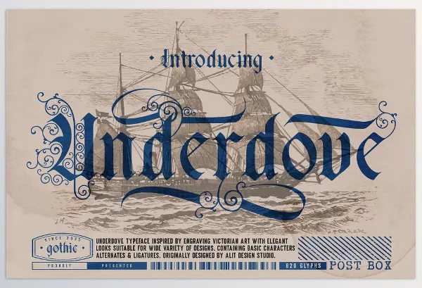 Creative Market – Underdove Typeface Download 291430634