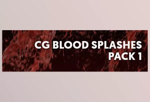 FX Elements – CG Blood Splashes Pack 1 Download