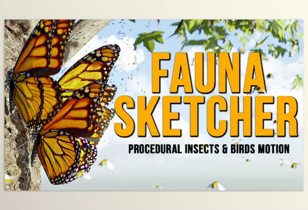 Blender – Fauna Sketcher Procedural Insects & Birds Motion Download v1.1 4.2