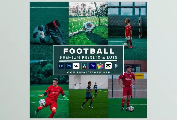 Presetsroom – FootBall Lightroom Presets and Luts Collection Download
