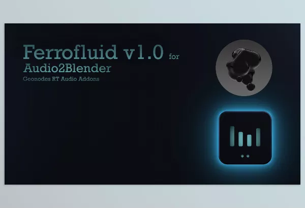 Gumroad – Ferrofluid Download v1.0 for Audio 2 Blender Addon