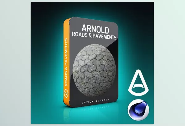 Motion Squared – Arnold Road and Pavement Materials for Cinema 4D Download