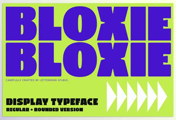 Creative Market – Bloxie Bold Display Font Download 291510637