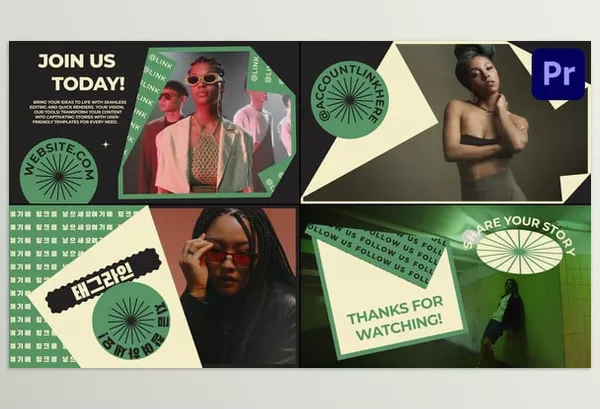 Videohive – Creative Poster Slides for Premiere Pro Download 58220537