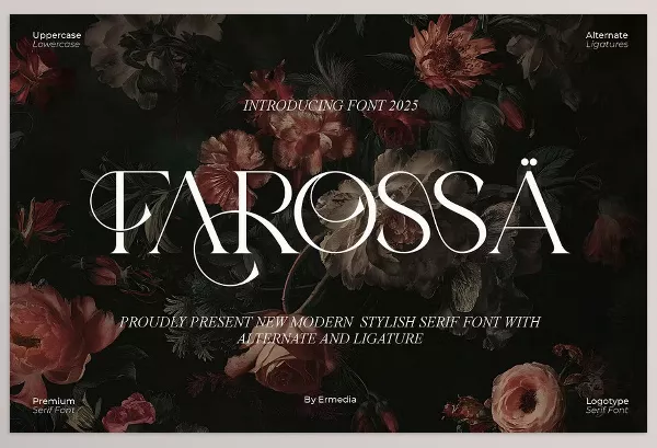 Creative Market – Farossa Modern Elegant Serif Font Download 291529528