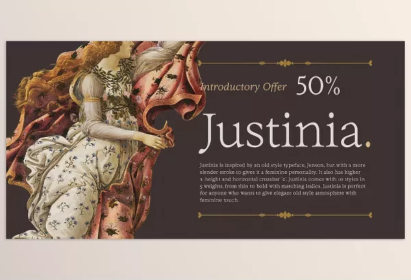 FontSpring – Justinia Font Family 10xOTF Download