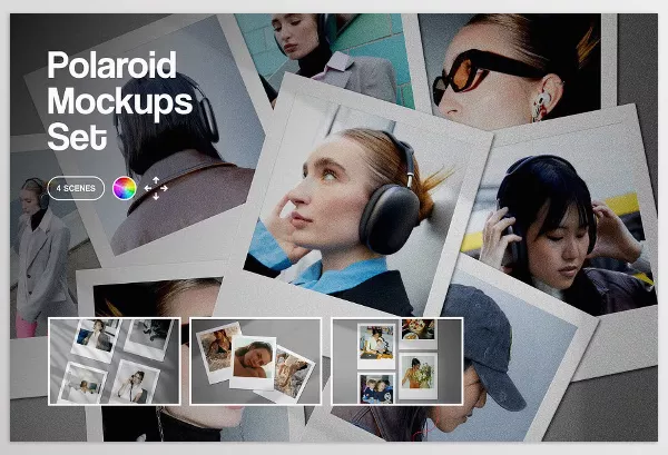 Creative Market – Polaroid Photo Mockup Download 113923960