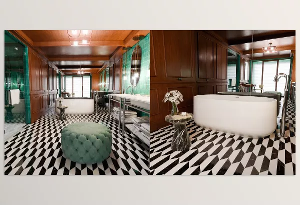 Blender – Luxury Vintage Hotel Bathroom Download