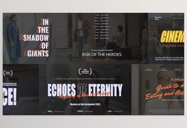 Videohive – Filmic Cinematic Title Slides Download 58309884
